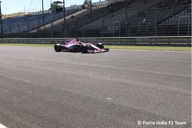 Nikita Mazepin - Force India - Test temporada Hungría - Día 1