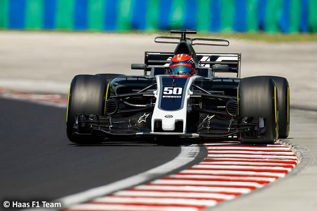 Santino Ferrucci - Haas - Test temporada Hungría - Día 1