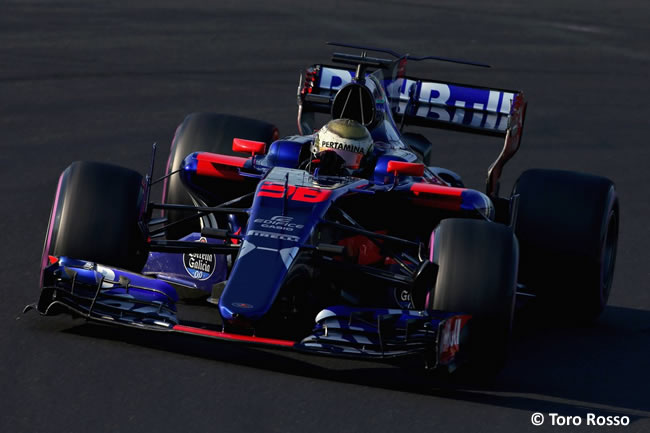 Sean Gelael - Toro Rosso - Test temporada Hungría - Día 1