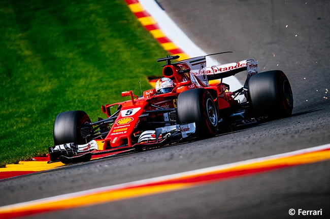 Sebastian Vettel - Scuderia Ferrari - GP Bélgica 2017 - Calificación