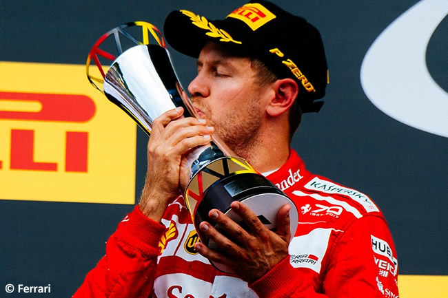 Sebastian Vettel - Scuderia Ferrari - GP Bélgica 2017 - Carrera