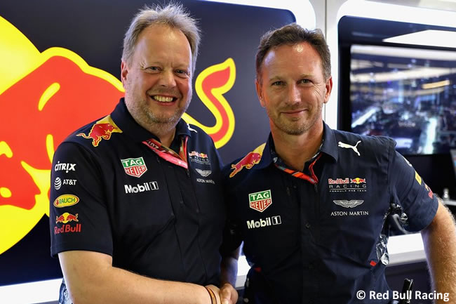 Andy Palmer - Aston Martin-Christian Horner - Red Bull Racing