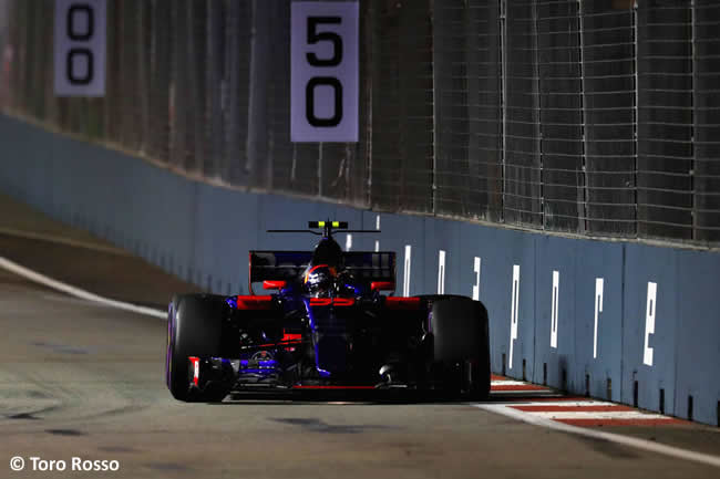 Carlos Sainz - Toro Rosso - GP Singapur 2017 - Entrenamientos