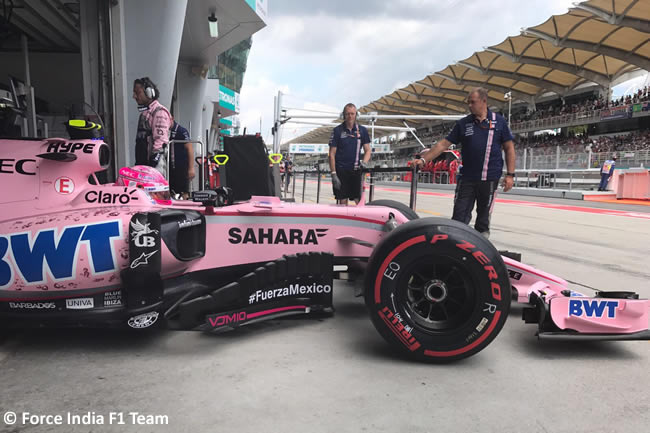 Esteban Ocon - Force India - Calificación GP Malasia 2017