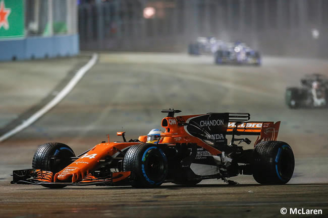 Fernando Alonso - McLaren - GP Singapur 2017