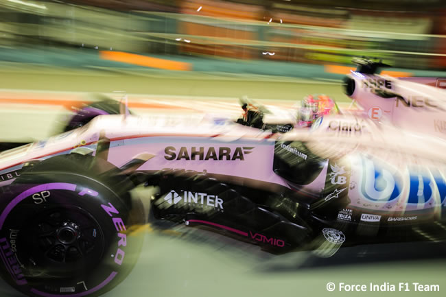 Force India - Calificación GP Singapur 2017