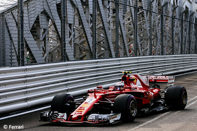 Kimi Raikkonen - Scuderia Ferrari - GP Singapur 2017 - Entrenamientos