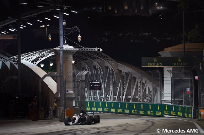 Lewis Hamilton - Mercedes AMG - GP Singapur 2017 - Entrenamientos