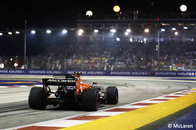 McLaren - Calificación GP Singapur 2017