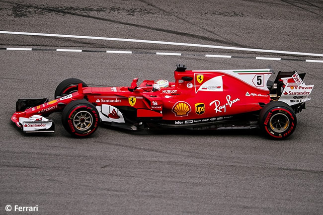 Sebastian Vettel - Scuderia Ferrari - GP Malasia 2017 - Entrenamientos