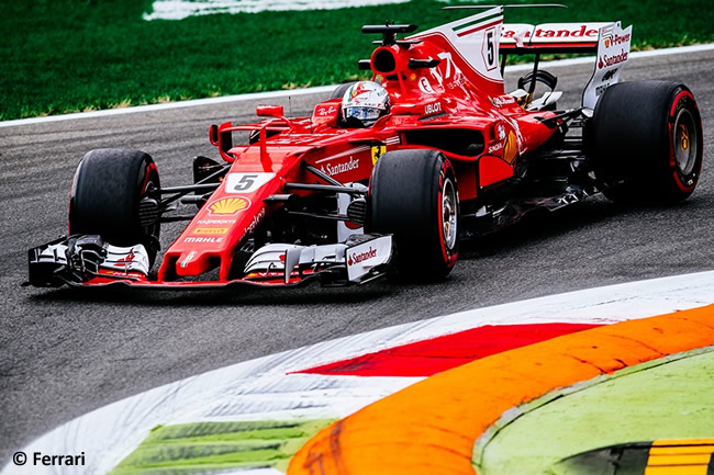 Sebastian Vettel - Scuderia Ferrari - GP Italia 2017 - Entrenamientos