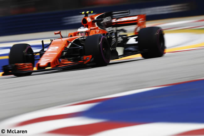 Sotffel Vandoorne - McLaren - GP Singapur 2017 - Entrenamientos