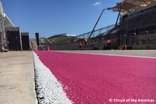 Circuit Of The Americas - COTA - Pista rosa - Fundación Susan G Komen