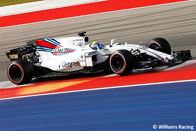 Felipe Massa - Williams - Calificación- GP Estados Unidos 2017