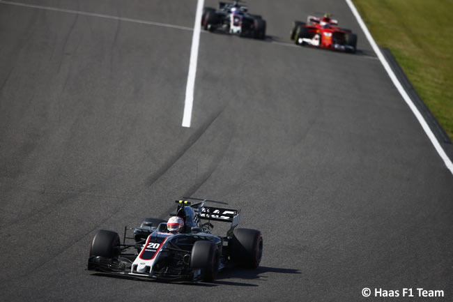 Kevin Magnussen - Haas F1 - Carrera- GP Japón 2017