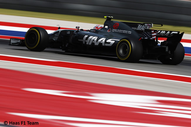 Kevin Magnussen - Haas F1 - Entrenamientos Libres - GP Estados Unidos 2017