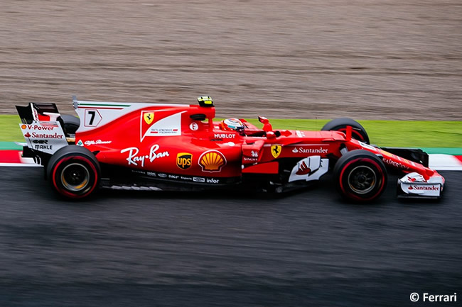 Kimi Raikkonen - Scuderia Ferrari - Carrera- GP Japón 2017