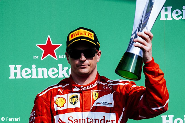 Kimi Raikkonen - Scuderia Ferrari - Carrera - GP México 2017