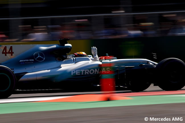 Lewis Hamilton - Mercedes - GP México 2017 - AHR