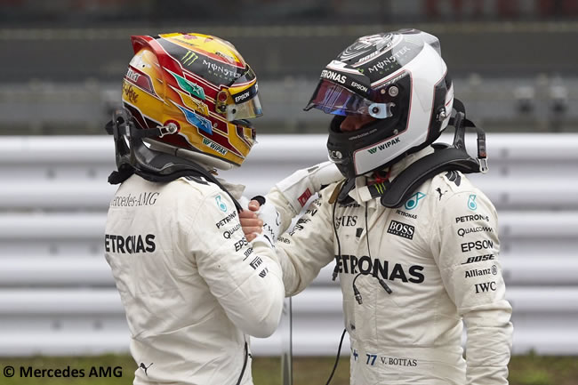 Lewis Hamilton - Valtteri Bottas - Mercedes AMG - Calificación GP Japón 2017