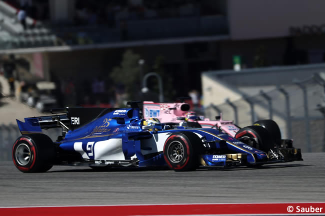 Marcus Ericsson - Sauber - Carrera - GP Estados Unidos 2017