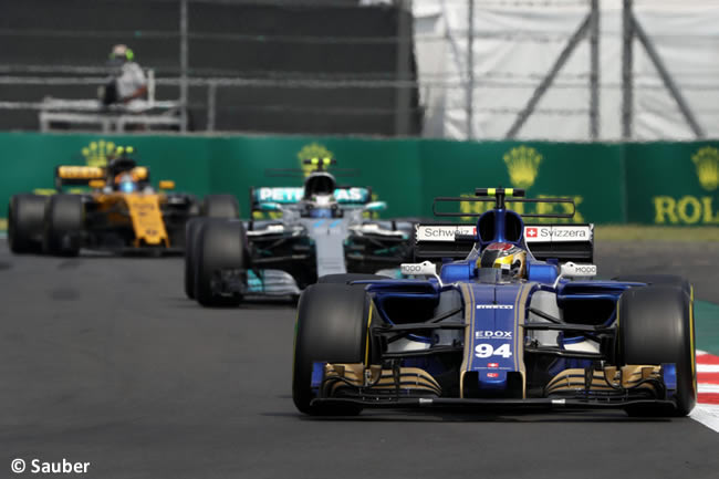 Pascal Wehrlein - Sauber - Carrera - GP México 2017