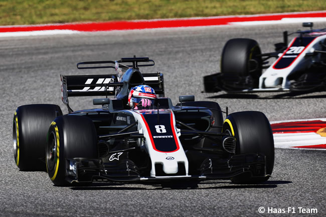 Romain Grosjean - Haas - Carrera - GP Estados Unidos 2017