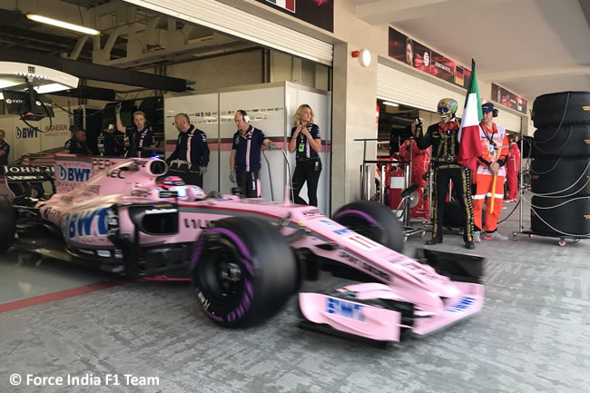 Sergio Pérez - Force India - GP México 2017