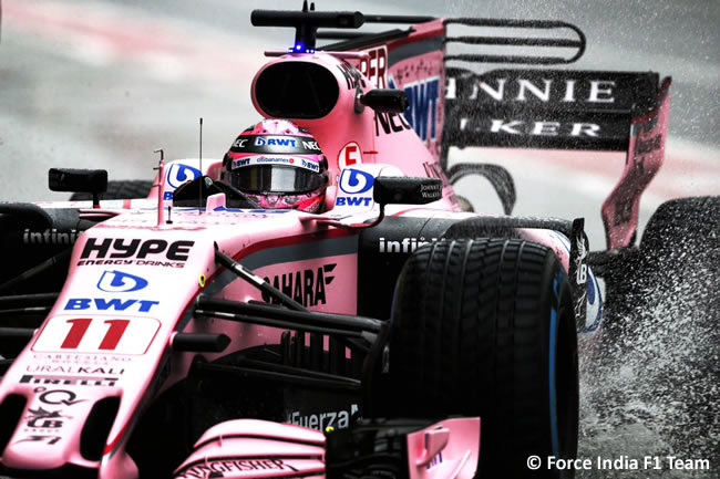Sergio Pérez - Force India - Entrenamientos GP Japón 2017
