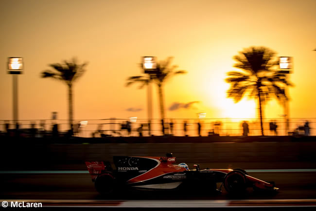 Fernando Alonso - McLaren - Entrenamientos - GP Abu Dhabi 2017