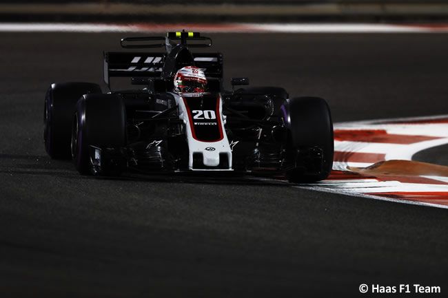 Kevin Magnussen Haas F1 - Entrenamientos - GP Abu Dhabi 2017