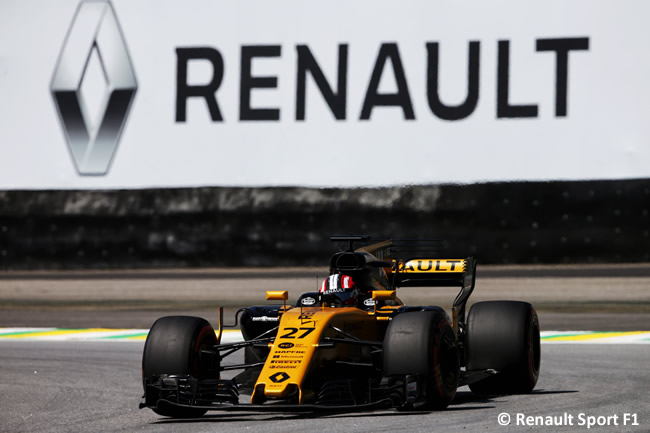 Nico Hulkenberg - Renault - Viernes - Entrenamientos GP Brasil 2017