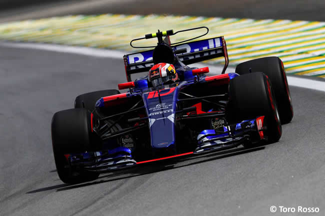 Pierre Gasly - Toro Rosso - Viernes - Entrenamientos GP Brasil 2017