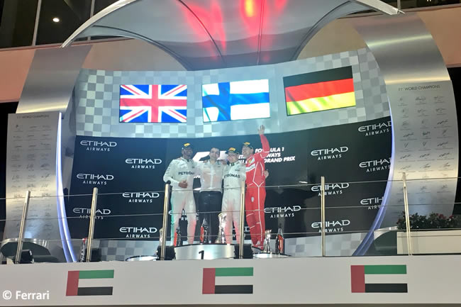 Podio - GP Abu Dhabi 2017