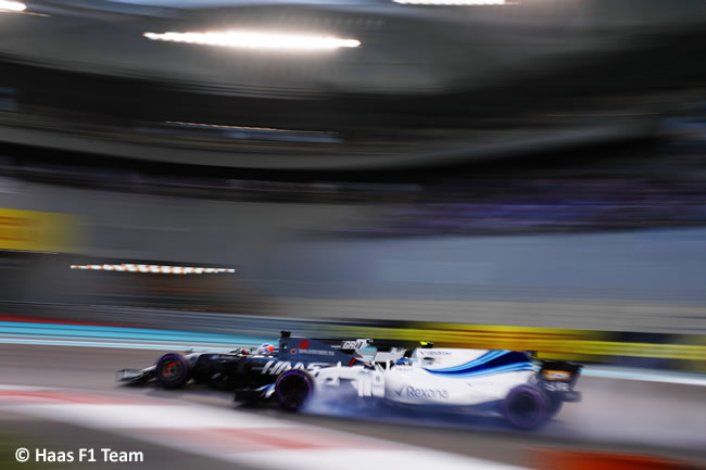 Romain Grosjean - Haas - Williams - GP Abu Dhabi 2017