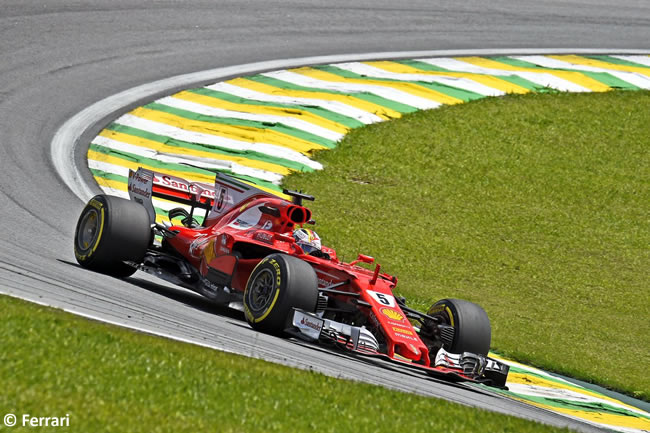 Sebastian Vettel - Scuderia Ferrari - Carrera - GP Brasil 2017