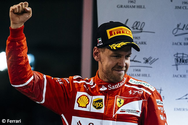 Sebastian Vettel - Scuderia Ferrari - GP Abu Dhabi 2017