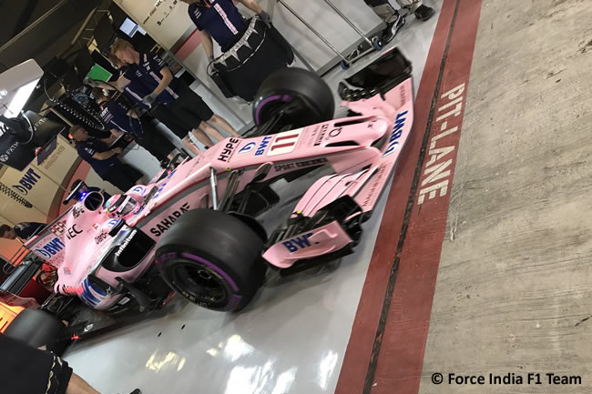 Sergio Pérez - Force India - GP Abu Dhabi 2017
