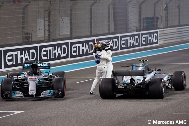 Valtteri Bottas - Lewis Hamilton - Mercedes - GP Abu Dhabi 2017