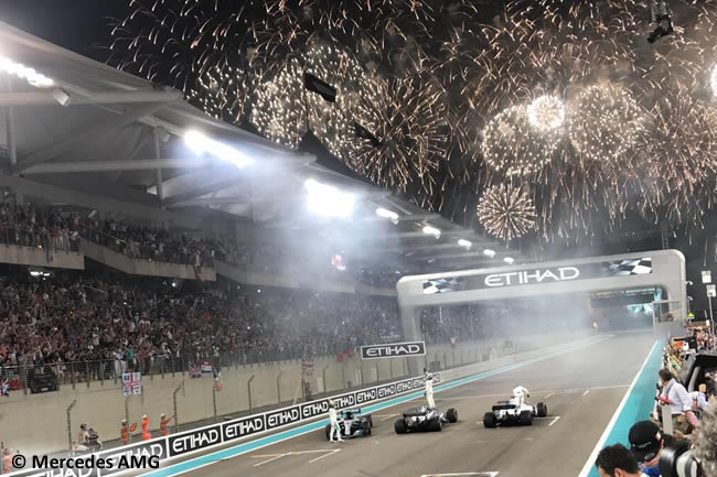 Valtteri Bottas - Lewis Hamilton - Mercedes AMG - Felipe Massa - FInal GP Abu Dhabi 2017