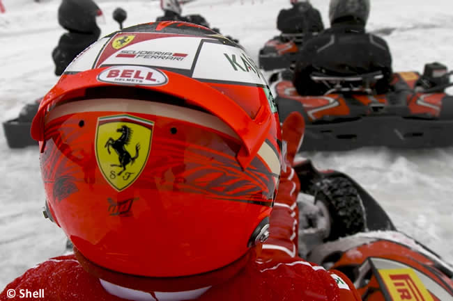 Kimi Raikkonen - Scuderia Ferrari - Hielo Kart - 2018