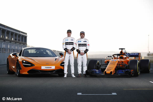 McLaren Fernando Alonso - Stoffel Vandoorne - MCL33 - 720S
