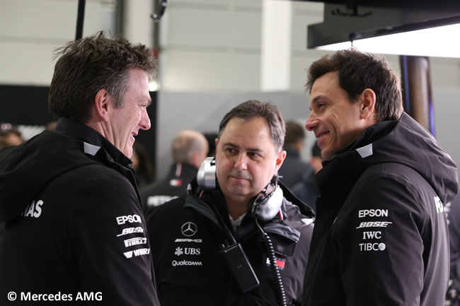 Toto Wolff - James Allison - Mercedes AMG - F1 - 2018