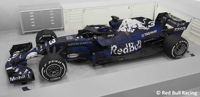 RB14 - Lateral - Red Bull Racing 2018