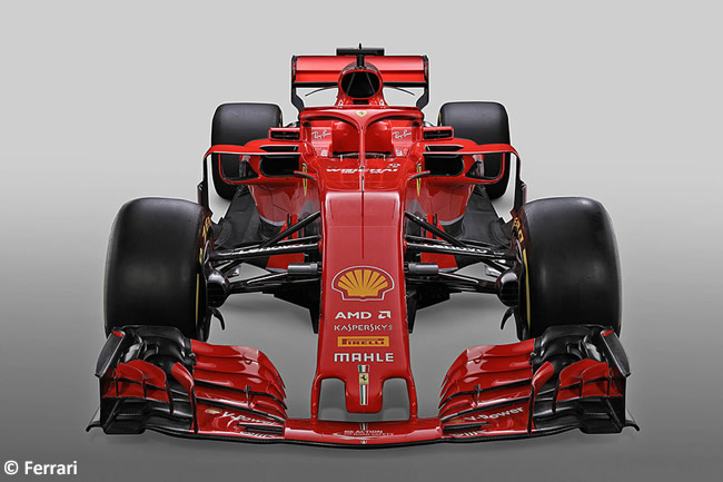 SF71H - Scuderia Ferrari - 2018 - Frontal Alto