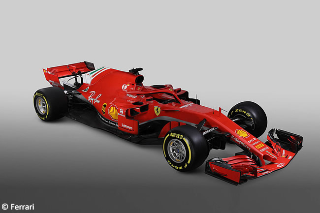 SF71H - Scuderia Ferrari - 2018 - Lateral Frontal