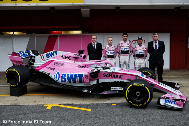 Sahara Force India - VJM11 - 2018 - Presentación