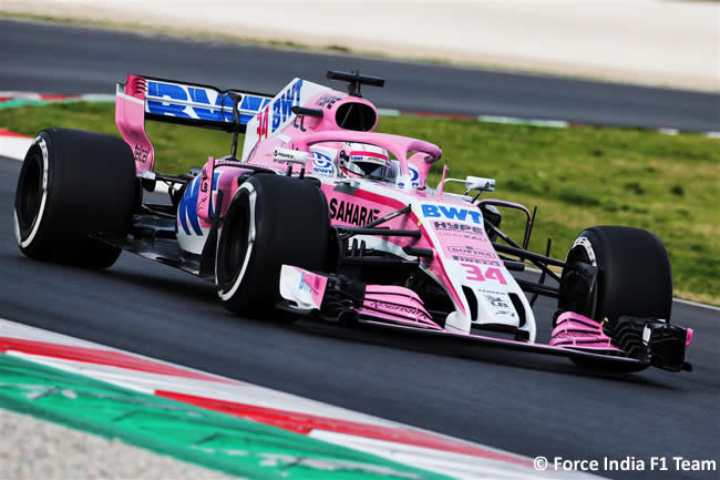 Sahara Force India - VJM11 - 2018 - Pista - Nikita Mazepin #34