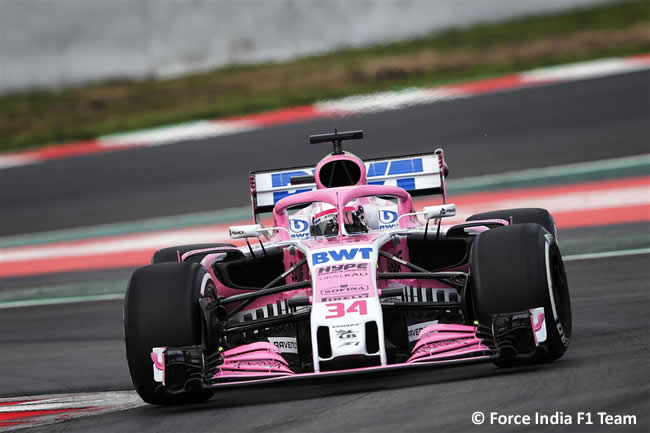 Sahara Force India - VJM11 - 2018 - Pista - Nikita Mazepin #34