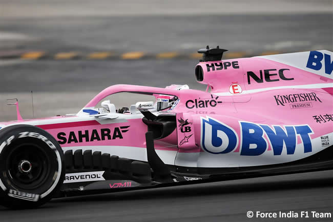 Sahara Force India - VJM11 - 2018 - Pista - Nikita Mazepin #34